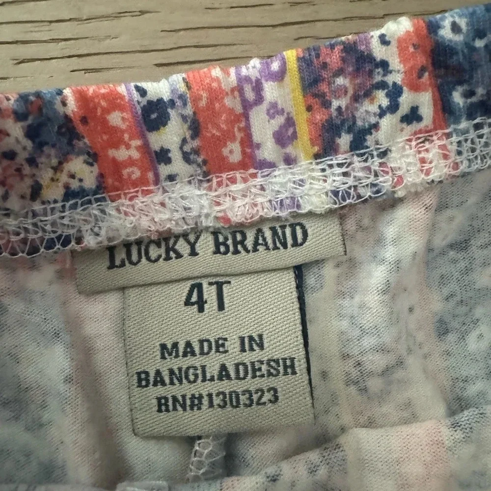 Lucky Brand sleeveless denim and legging set